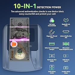PONNOR AL-135 Counterfeit Bill Detector Money