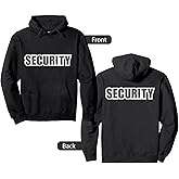 SECURITY OFFICER Safety Staff Event Uniform Front & Back Pullover Hoodie