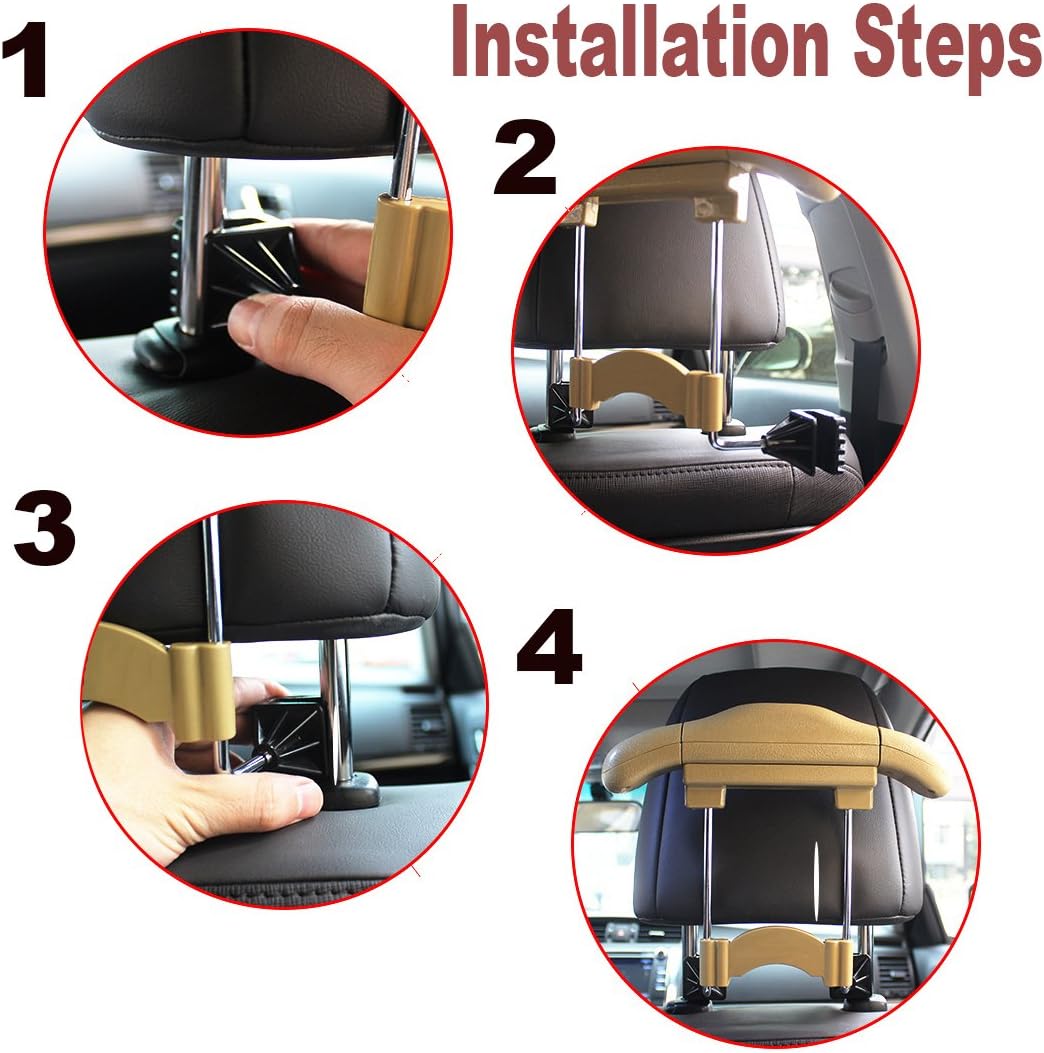 BFRed Car Seat Coat Rack Hanger Seat Chair Back