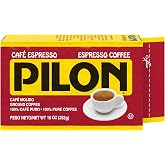 Pilon Espresso, 100% Arabica Coffee, 10-Ounce Brick (Pack of 12)