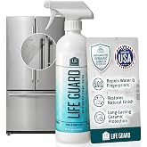 LifeGuard Home Ceramic Coating Spray &ndash; Hydrophobic Ceramic Coating for Kitchen &amp; Bath &ndash; Repels Water, Fingerprints, Dirt &amp; Grime &ndash; Protects Stainless Steel, Glass, Sinks &amp; Countertops &ndash; Made in USA