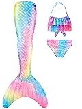 Superband Girls Mermaid Bathing Suit 3PCS