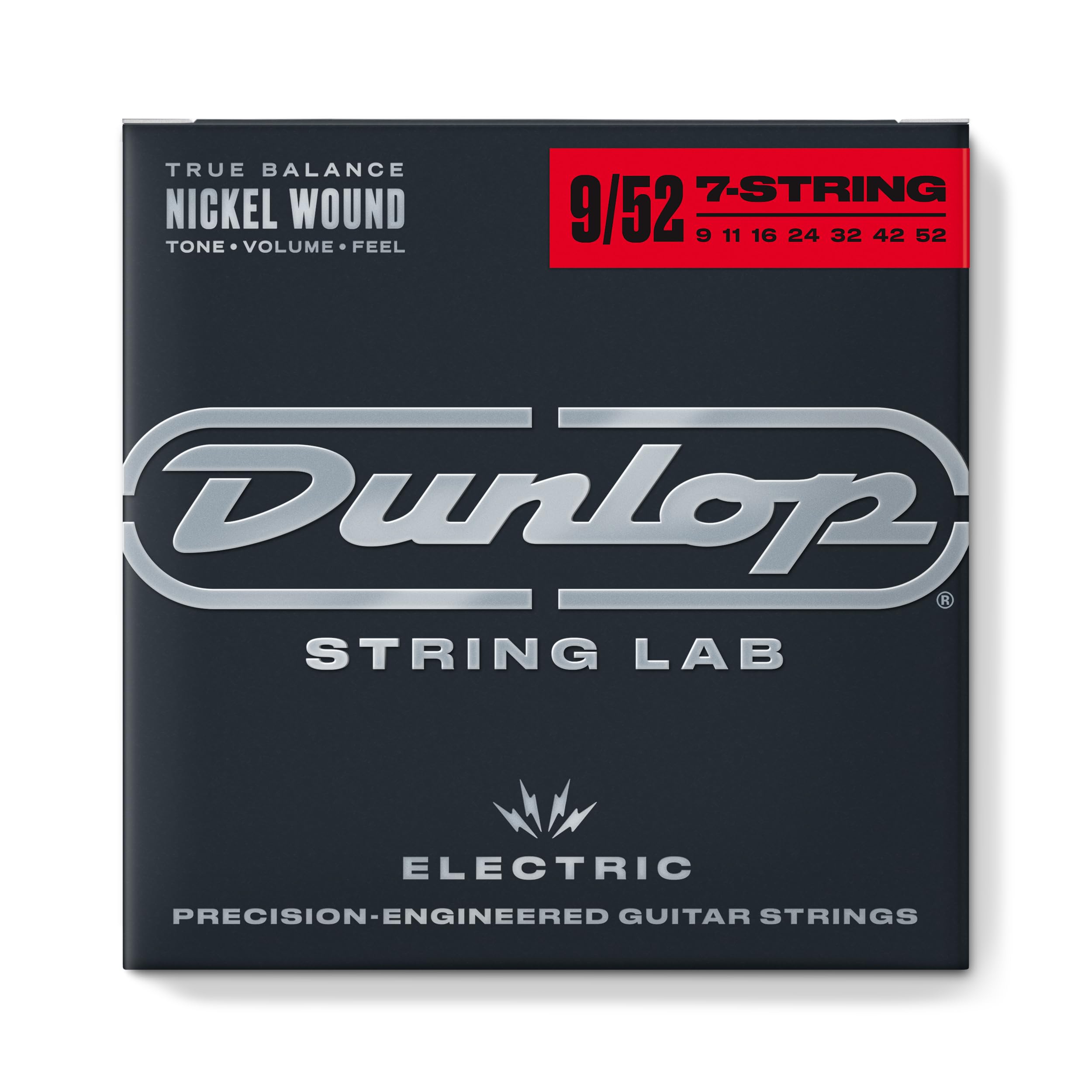 JIM DUNLOP Strings - Electric Nickel Wound - 7 String 9-52