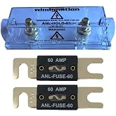 WindyNation ANL Fuse Holder + Fuse (2pcs 60A)