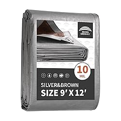 Tarps Heavy Duty Waterproof 9x12 Feet, 10Mil