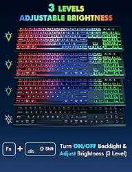 Wireless Keyboard and Mouse Combo - RGB