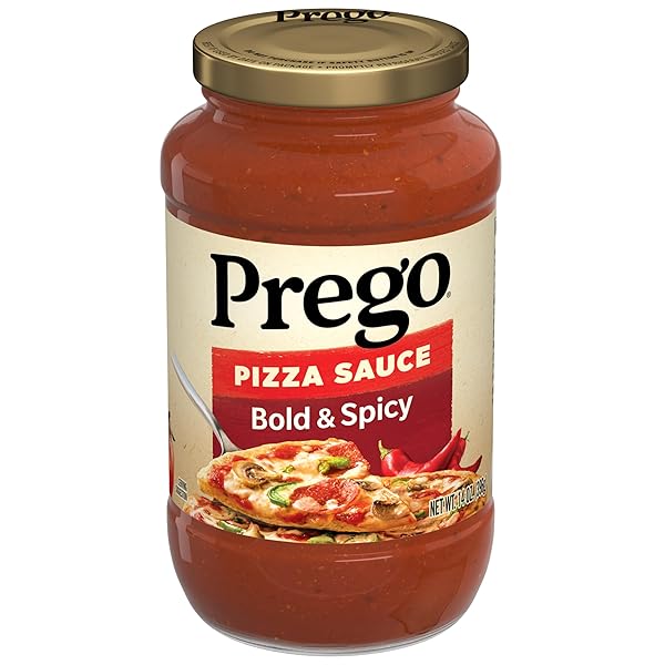 PREGO BOLD AND SPICY PIZZA SAUCE, 14 OZ...