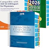 Index Tabs for ICD-10-CM 2026/2027 The Complete Official Codebook(Book Not Included) Compatible with AMA ICD-10-CM for Physicians &amp; Expert Codebook-Easy Navigation for Medical Coding Books