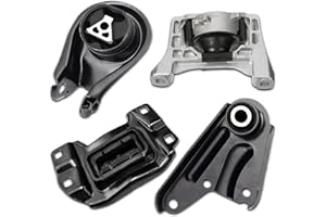 Rockplanet Engine Motor Mount and Transmission Mount Kit Compatible with Mazda 3 / Sport, 2012-2015 Mazda 5 Front and Rear Engine Mount Kit & Rear Torque Strut
