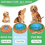 Vivifying Snuffle Mat Round Dog Feeding Toy 18in Non Slip Durable Fabric view 2