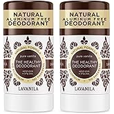 Lavanila Pure Vanilla Deodorant for Women 2-Pack (2 Oz Each) - Natural Aluminum Free Solid Stick Deodorant, Made In USA, Vegan