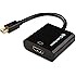 Cable Matters Gold Plated Active Mini DisplayPort to HDMI Male to Female Adapter Supporting Eyefinity Technology & 4K Resolution