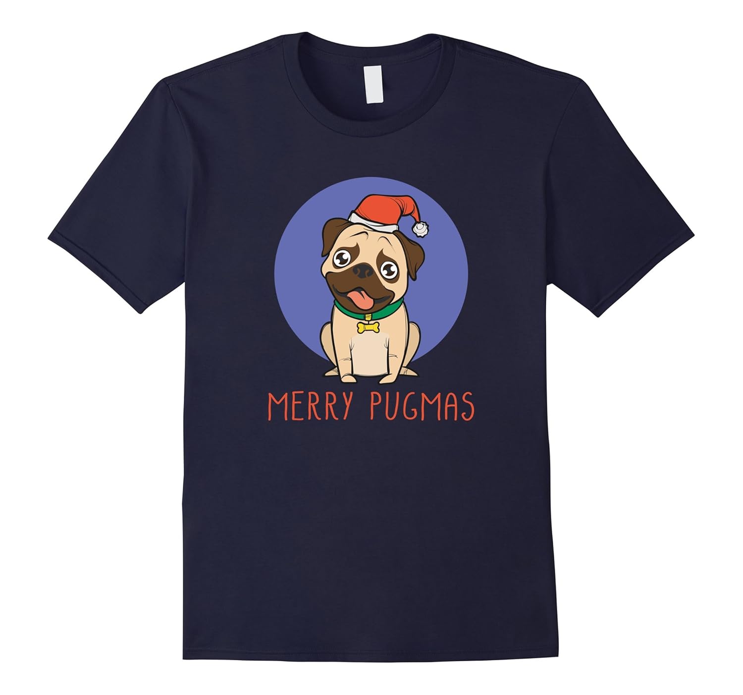 Merry Pugmas Christmas T-Shirt for Pug Owners-ANZ