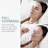 Navaris Reusable Cooling Eye Gel Pads Set - Round & Under Eye Patches - Cloud view 2