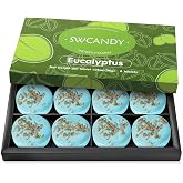 SWCANDY Shower Steamers Aromatherapy Eucalyptus Teen Girl Gifts 8 Pcs | Teenager Gift with Natural Essential Oils, Stress Relief Relaxation Home Spa Self Care Experience