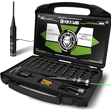 Red/Green Laser Bore Sighter Kit .177 to .78 12AG Boresighter