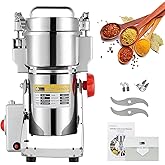 CGOLDENWALL 300g High-Speed Electric Grain Grinder Mill Stainless Steel for Commercial Spice Grinder Pulverizer for Dried Cer