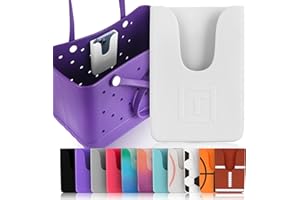 Tributary Brands - White Phone Holder for Bogg Bag and Simple Modern Bag - Bogg Bag Accessories Made of Silicone and Fits All Phone Sizes