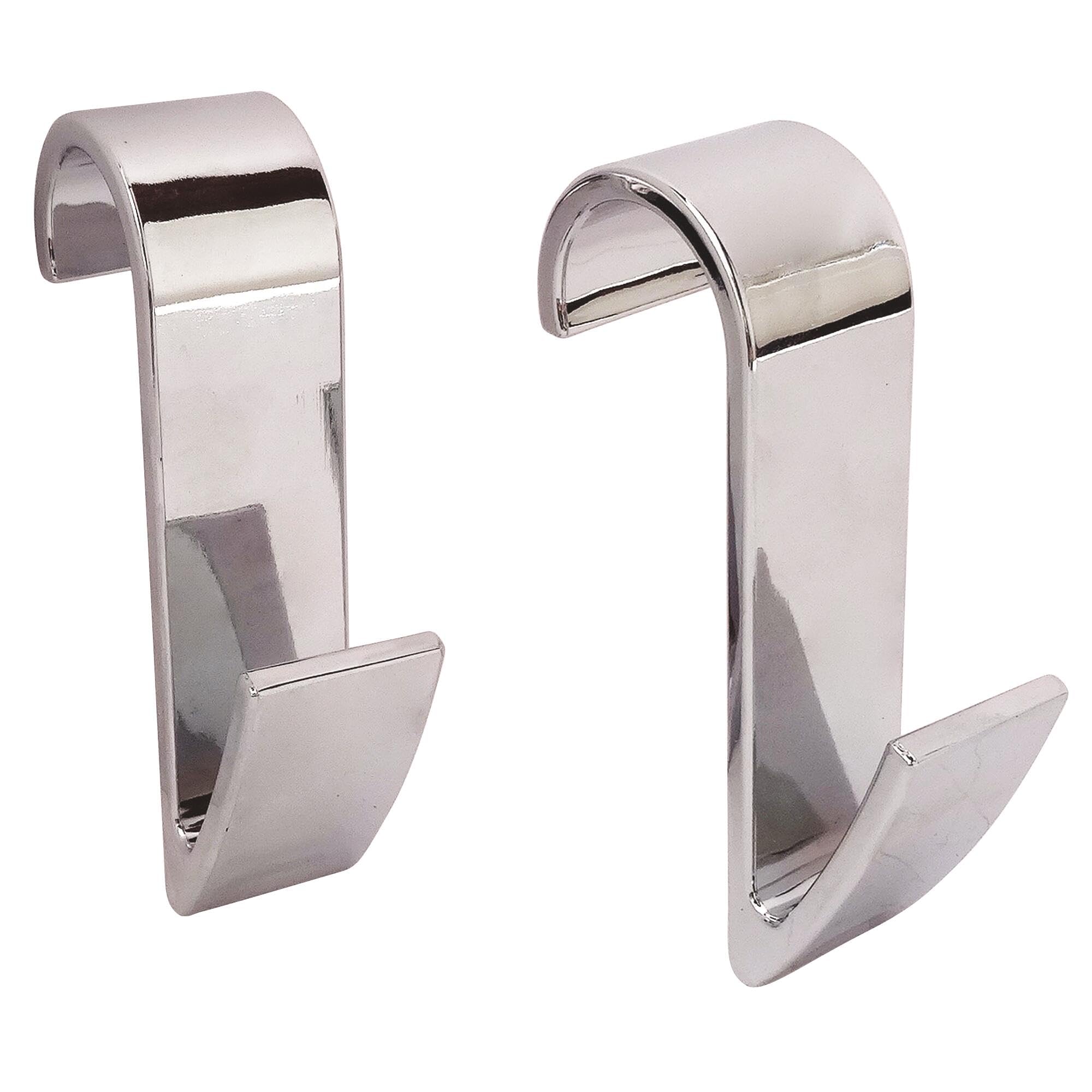 SOMATHERM FOR YOU - SRDC - Set of 2 Hooks for Towel Dryer in Chrome-Plated Round Tube