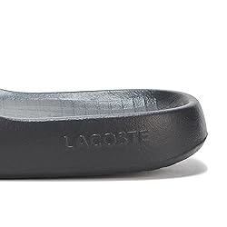 Lacoste Women's Serve Slide, Black, 9