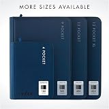 Vault X 4 Pocket Trading Card Zip Binder Blue 160 Cards Exo-Tec view 8