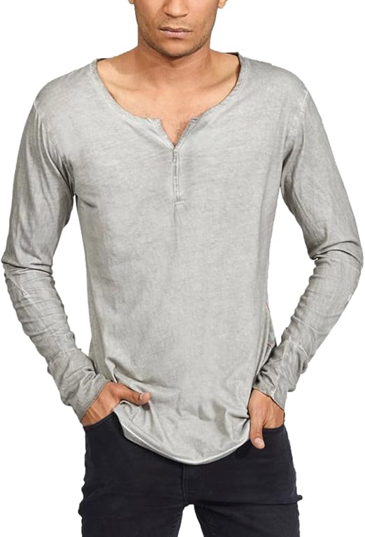 t shirt manche longue homme marque