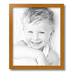 ArtToFrames 14x17 inch Gold Rustic Barnwood Wood