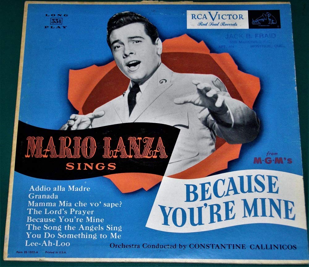 Because You Re Mine Mario Lanza