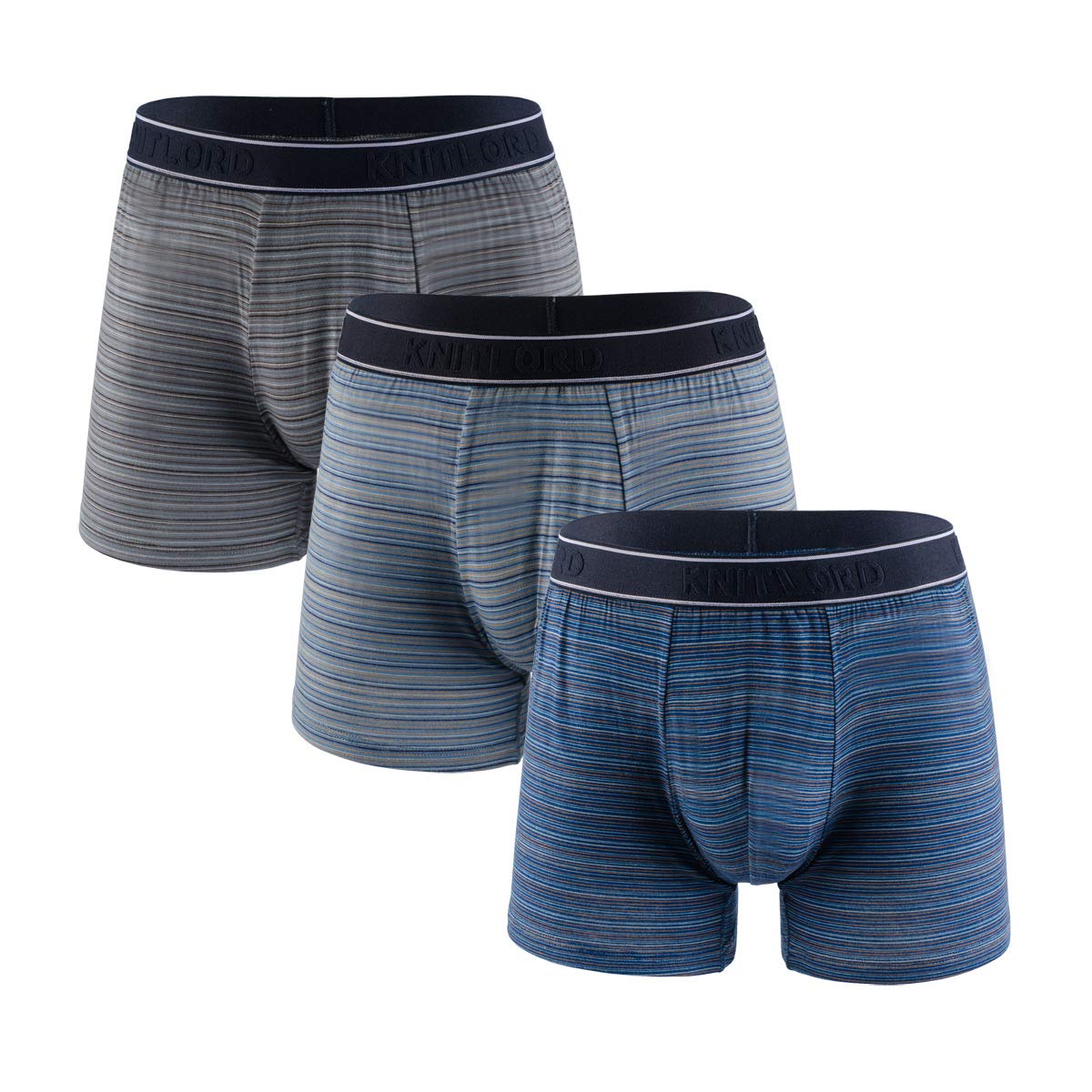 Mens Bamboo Underwear Briefs Comfort Low Rise Boxers 3 Pack