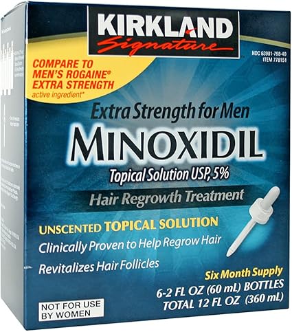 Amazon Com Kirkland Minoxidil 5 Percentage Extra Strength Hair