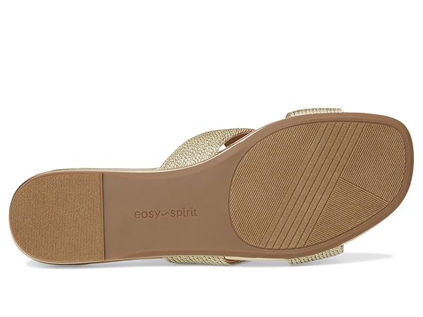 EASY SPIRIT CALERA WOMEN’S SANDAL, 7.5 B(M) US, GOLD