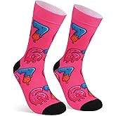UUZO 67 Socks Ice Cream 6 7 Meme Novelty, 6 7 Creams Drips Baseball Socks Funny Gifts For Boys Girls Men Women