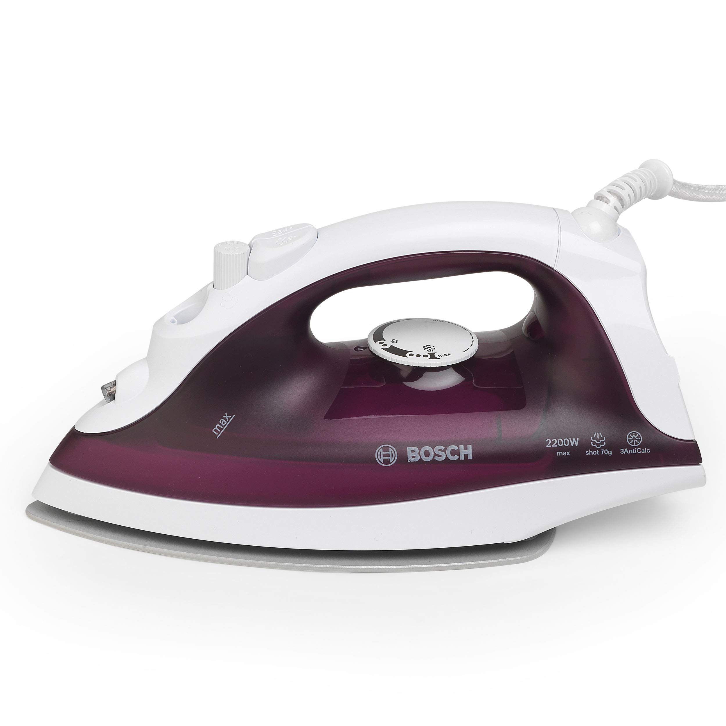 Bosch TDA2329GB Steam Iron, 2200 W, Berry