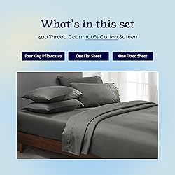 California Design Den 6-Pc King Size Sheet Set with