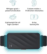 Homedics WakeBand Vibrating Alarm Wristband Black view 2