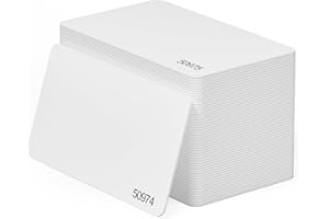 BABIQT 50 pcs 26 Bit Proximity Cards CR80 Key Card Weigand Prox Blank Printable Swipe Cards Compatable with ISOProx 1386 1326 H10301 Format Readers, Suitable for Most Access Control Systems