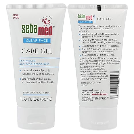 Amazon Com Sebamed Clear Face Care Gel 50ml Pack Of 2 Beauty