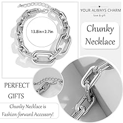 Your Always Charm Chunky Choker Necklace for Women