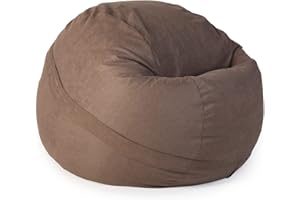 YuppieLife Big Durable Bean Bag Chairs Cover for Adults(Just Cover,No Filler) 4Ft Machine Washable Large Size Sofa Cover （Chocolate）