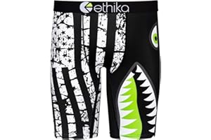 Ethika Boys Staple Boxer Brief | Bomber Black Flag