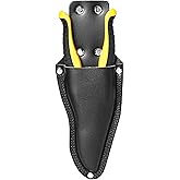 Garden Pruner Sheath,Pruner Tool Holster,Premium Genuine Leather Pruner Holster Protective Case for Garden Pruning Snips and Clippers