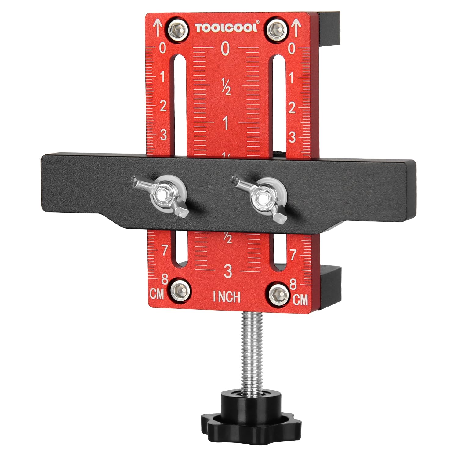 TOOLCOOL Cabinet Door Installation Positioner Installation Jig Tool Aluminum Alloy Cabinet Door Mounting Jig Help for Hanging Cabinet Doors