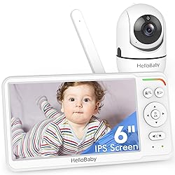 HelloBaby Baby Monitor with 6" World First IPS