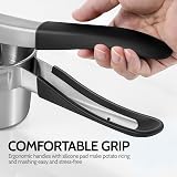Sopito Potato Ricer 15oz Stainless Steel with 3 Discs Masher Heavy Duty view 5