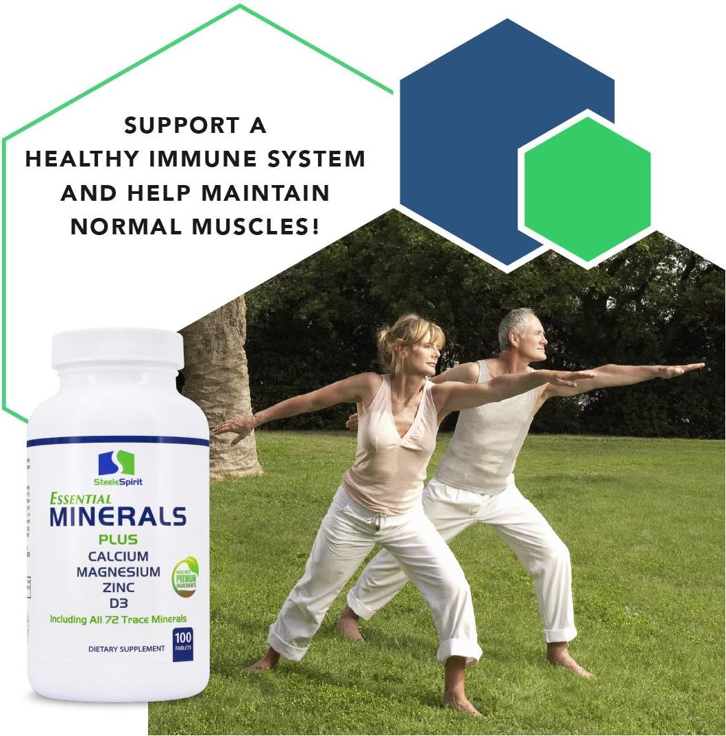 Multimineral with 1000mg Calcium Magnesium Zinc D3: Health & Personal Care