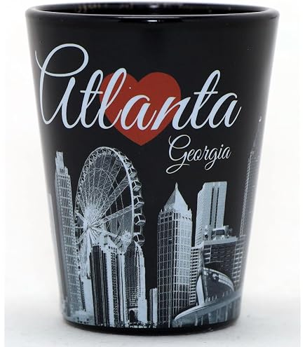 Savannah Georgia Bicchiere Da Shot Da Collezione – Great American Cities Series, 5,7 Cm, Raro Souvenir USA