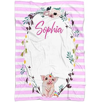baby girl unicorn blanket