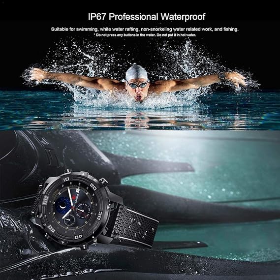 H-sunshy LEM6 Reloj Inteligente, Lemfo LEM 6 Compass Impermeable ...