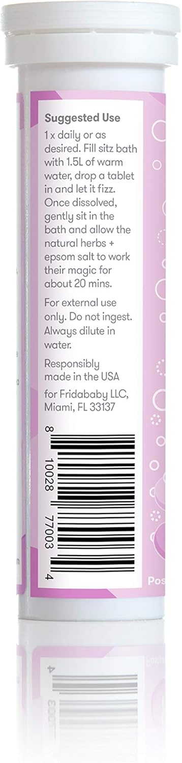 Frida Mom All-Natural Herbal + Epsom Salt Sitz Bath Tablets: Health & Personal Care