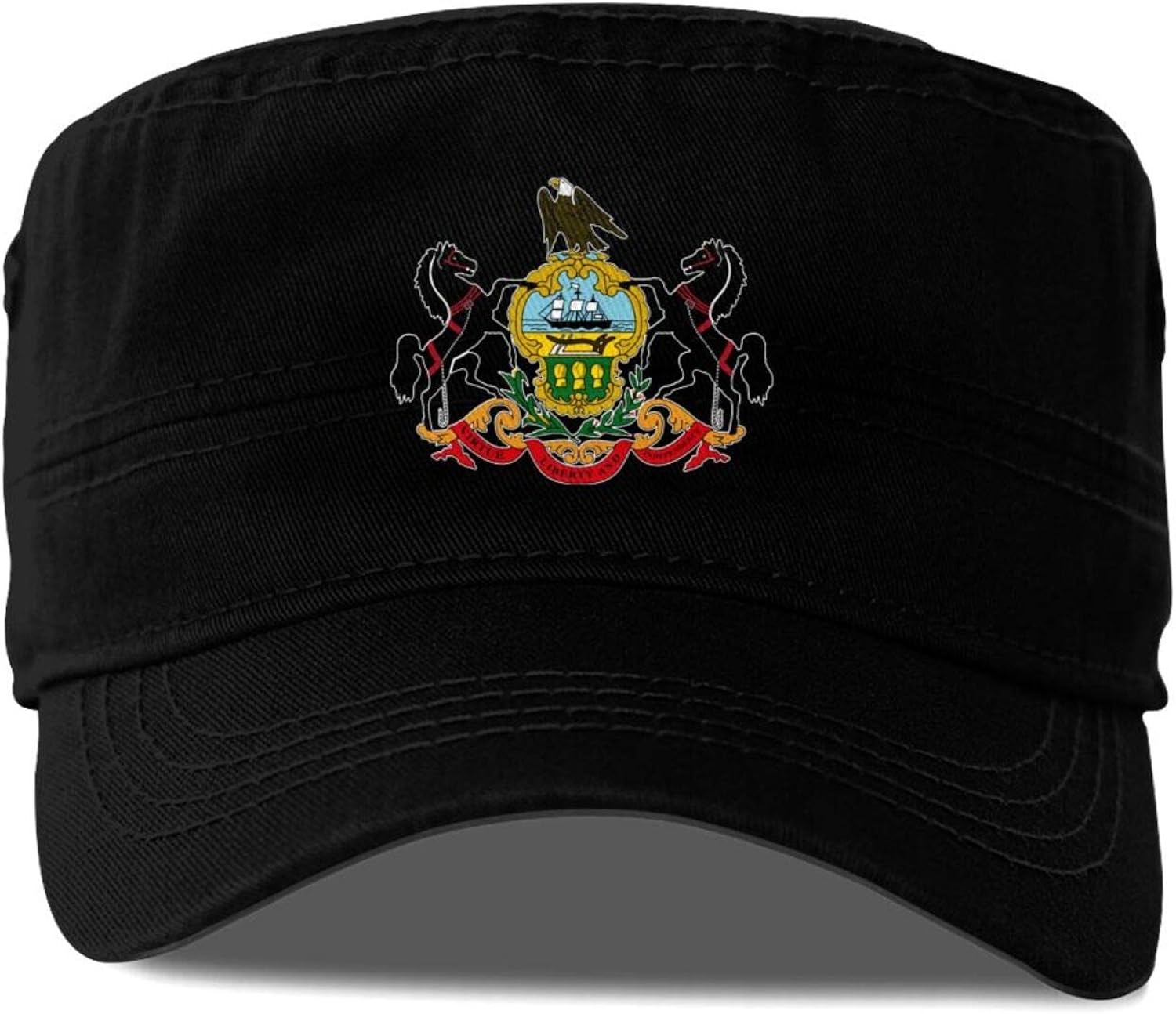 Coat of Arms of Pennsylvania National Emblem Adult Cap Army Hat